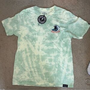 Sullen Men's Green Tie-Dye Short Sleeve Tee